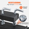 Heavy Duty 4000 lb Clamp-On Pallet Forks with Adjustable Stabilizer Bar for Tractors & Loaders