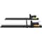 Heavy Duty 4000 lb Clamp-On Pallet Forks with Adjustable Stabilizer Bar for Tractors & Loaders