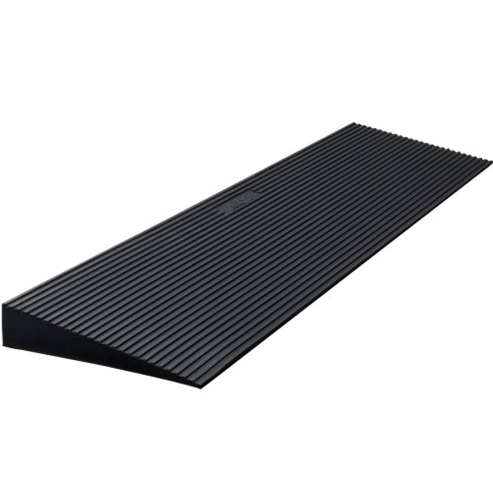 Cuttable Rubber Threshold Ramp For Doorways Wheelchairs NonSlip 15Ton Capacity Access Ramp 8