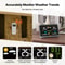 Wireless Indoor Outdoor Weather Station With Atomic Clock Color Display Forecast Alerts 1
