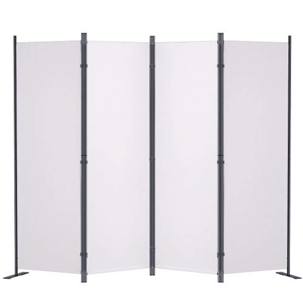 5.6 ft Folding Room Divider – 4-Panel Privacy Screen for Office & Bedroom