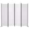 5.6 ft Folding Room Divider – 4-Panel Privacy Screen for Office & Bedroom
