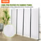 5.6 ft Folding Room Divider – 4-Panel Privacy Screen for Office & Bedroom