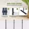 5.6 ft Folding Room Divider – 4-Panel Privacy Screen for Office & Bedroom