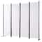 5.6 ft Folding Room Divider – 4-Panel Privacy Screen for Office & Bedroom