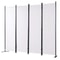 5.6 ft Folding Room Divider – 4-Panel Privacy Screen for Office & Bedroom