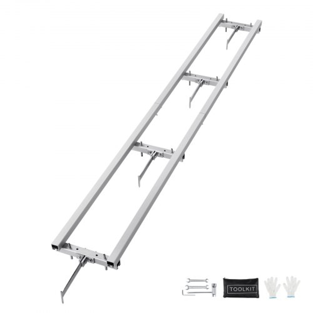 Chainsaw Mill Rail Guide System Adjustable Sawmill Rail System For Precision Lumber Milling 0