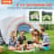 SUV Camping Tent for 6-8 People, Waterproof SUV Tent Attachment with Rainfly