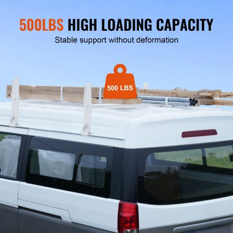 Premium Adjustable Van Roof Ladder Rack With Load Capacity 3
