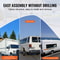 Premium Adjustable Van Roof Ladder Rack With Load Capacity 4