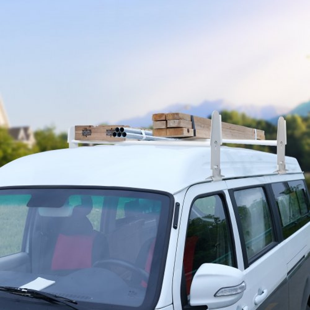 Premium Adjustable Van Roof Ladder Rack With Load Capacity 6