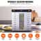 10-Tray Stainless Steel Food Dehydrator Machine with Digital Timer & Temperature Control