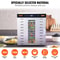 10-Tray Stainless Steel Food Dehydrator Machine with Digital Timer & Temperature Control