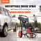 3400 PSI Gas Pressure Washer With Aluminum Pump 5 Nozzles For Driveways Cars Patios 1