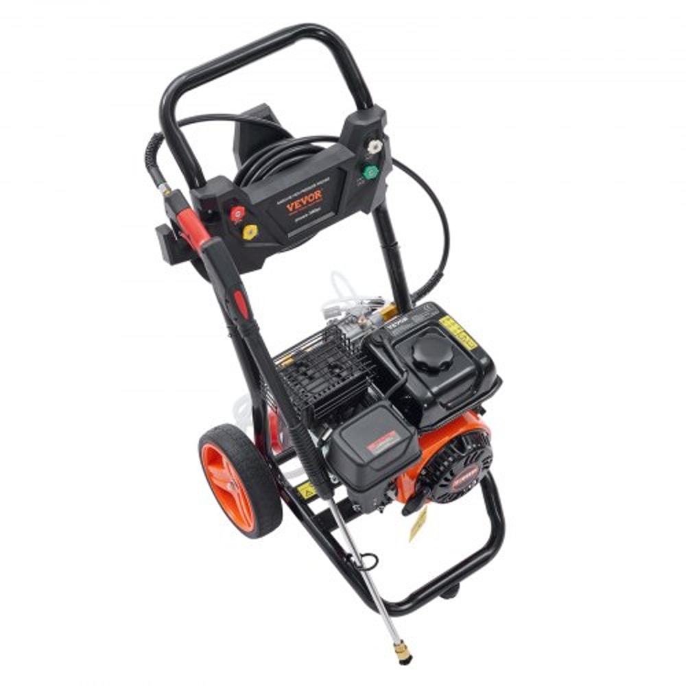 3400 PSI Gas Pressure Washer With Aluminum Pump 5 Nozzles For Driveways Cars Patios 8