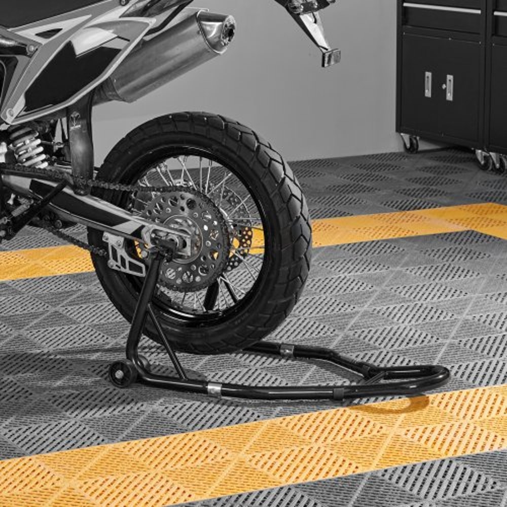 Heavy Duty Motorcycle Rear Wheel Stand With U L Forks Lift Jack 6
