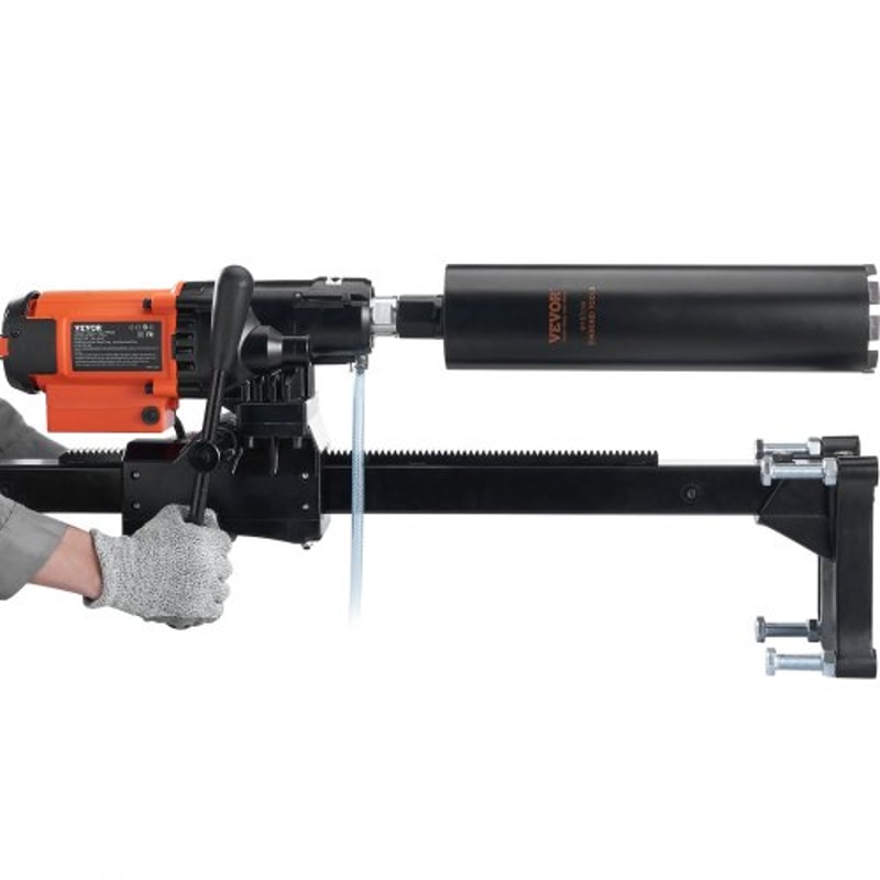 8in Wet Dry Diamond Core Drill Machine 2500W Concrete Drill Rig 7