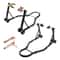 850LB Universal Motorcycle Paddock Stand Combo Front & Rear Wheel Lift Stand
