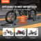 850LB Universal Motorcycle Paddock Stand Combo Front & Rear Wheel Lift Stand