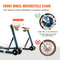 850LB Universal Motorcycle Paddock Stand Combo Front & Rear Wheel Lift Stand