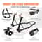 850LB Universal Motorcycle Paddock Stand Combo Front & Rear Wheel Lift Stand