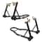 850LB Universal Motorcycle Paddock Stand Combo Front & Rear Wheel Lift Stand
