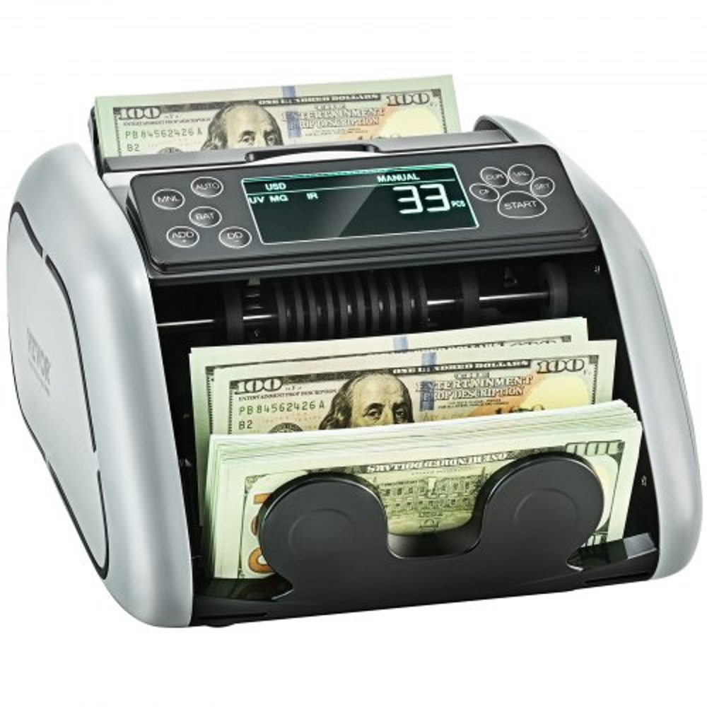 Smart Money Counter Machine With Counterfeit Detection Cash Counter For Small Business 7