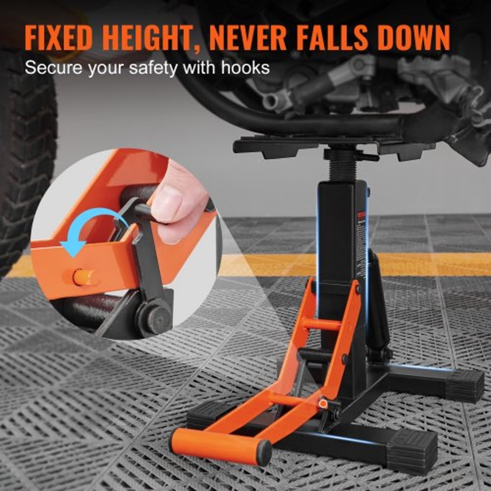 Hydraulic Dirt Bike Lift Stand 440 Lbs Motorcycle Jack With Adjustable Height Hoist Table 3