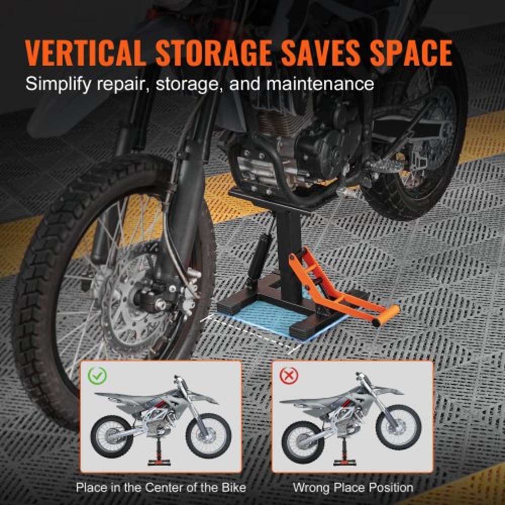 Hydraulic Dirt Bike Lift Stand 440 Lbs Motorcycle Jack With Adjustable Height Hoist Table 5