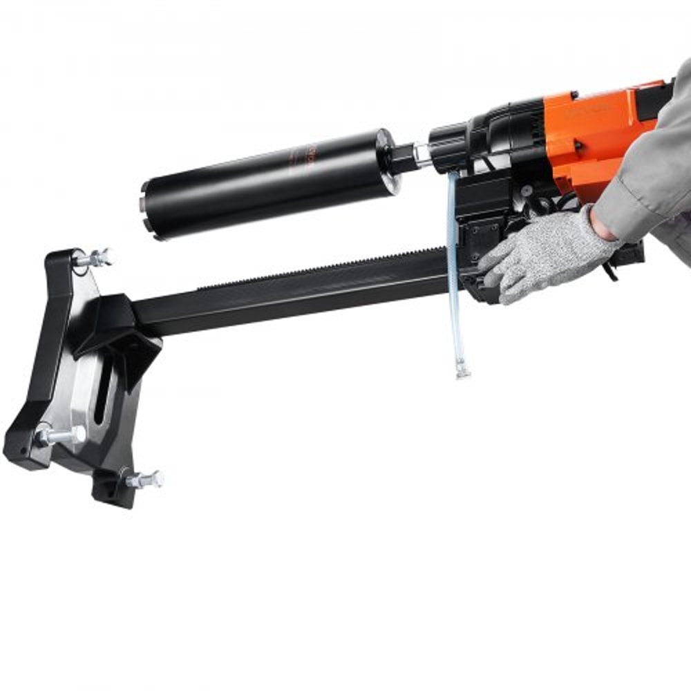 10Inch Diamond Core Drill Machine With Stand 2500W Wet Concrete Drilling Rig 9