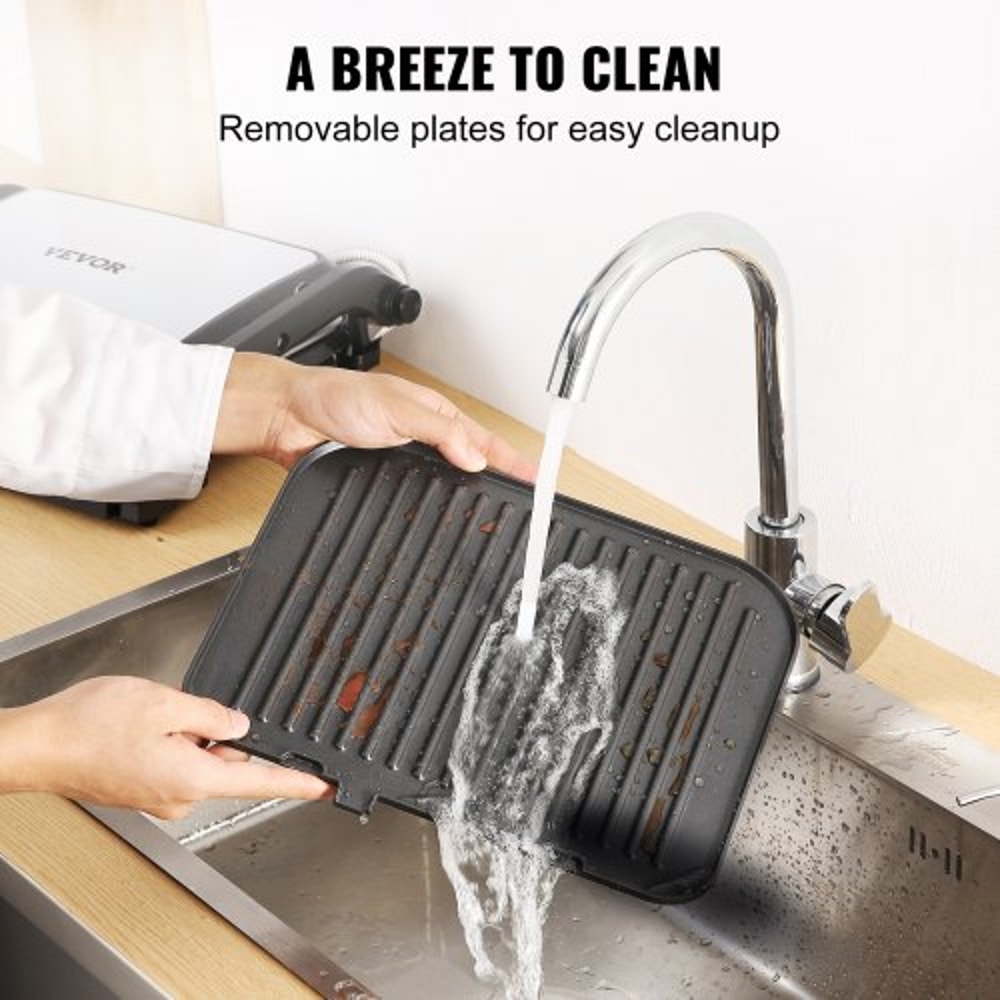 Commercial Stainless Steel Electric Griddle & Indoor Countertop Grill