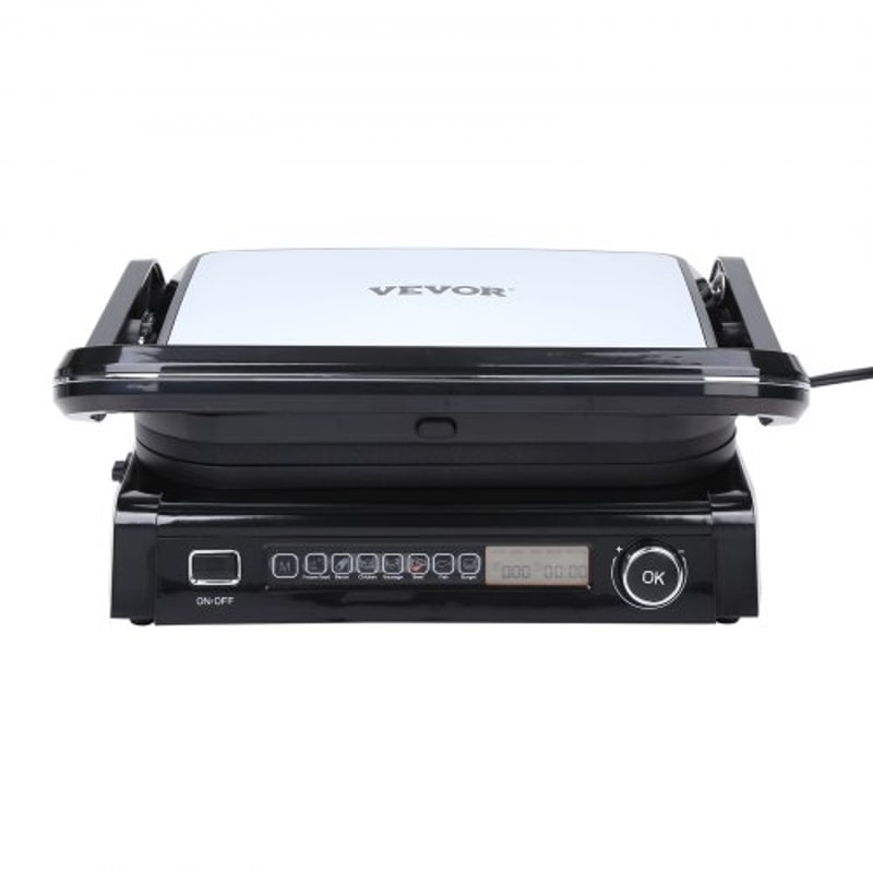 Commercial Stainless Steel Electric Griddle & Indoor Countertop Grill