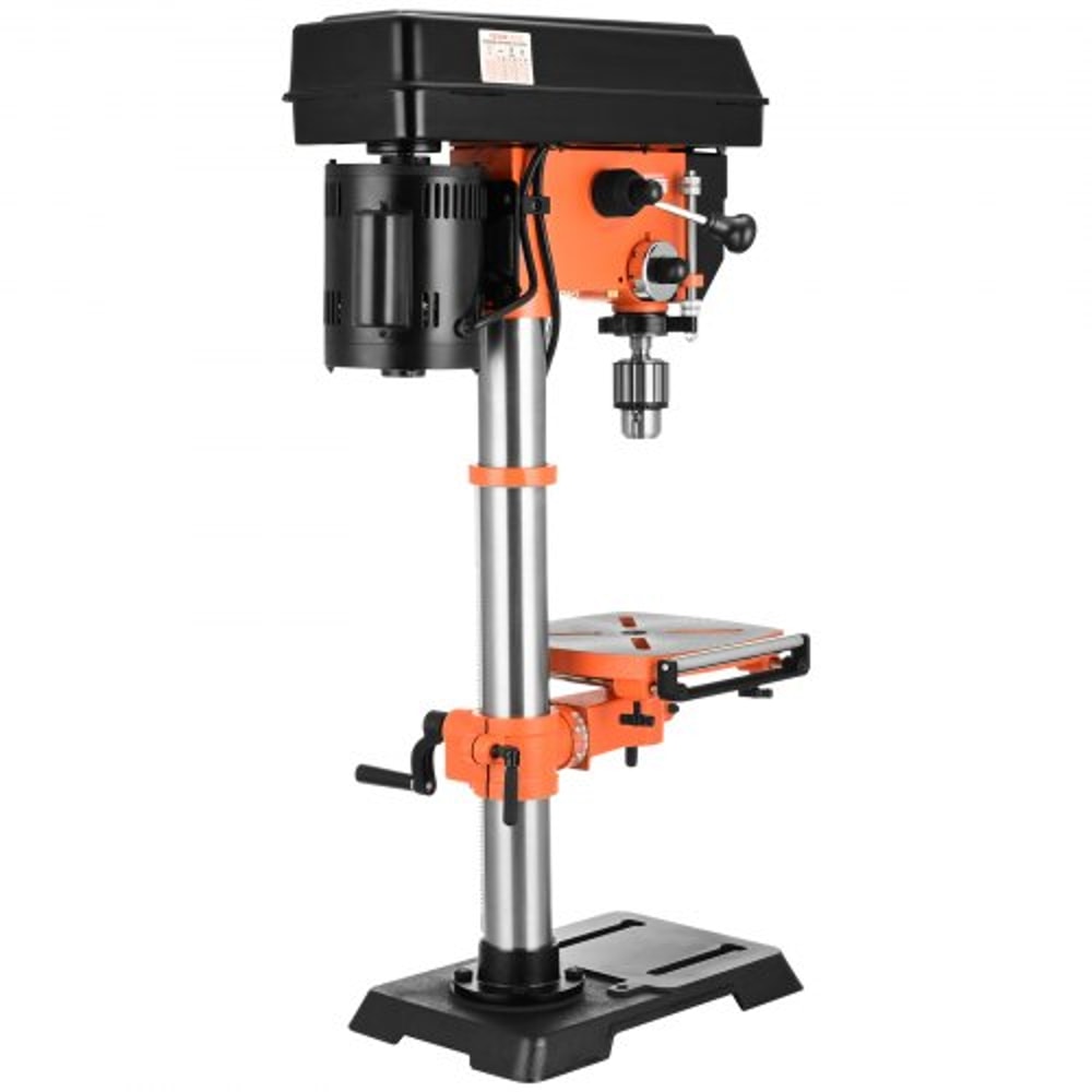 12Inch Benchtop Drill Press With Variable Speed Laser Guide Tilting Worktable 8