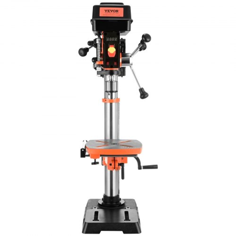 12Inch Benchtop Drill Press With Variable Speed Laser Guide Tilting Worktable 7
