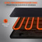 Electric Warming Tray 165 X 11 Portable Food Warmer With Tempered Glass Surface 4