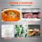 Electric Warming Tray 165 X 11 Portable Food Warmer With Tempered Glass Surface 5