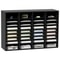 36Compartment Wood Literature Organizer Mail Sorter With Adjustable Shelves For Office And Classro 0