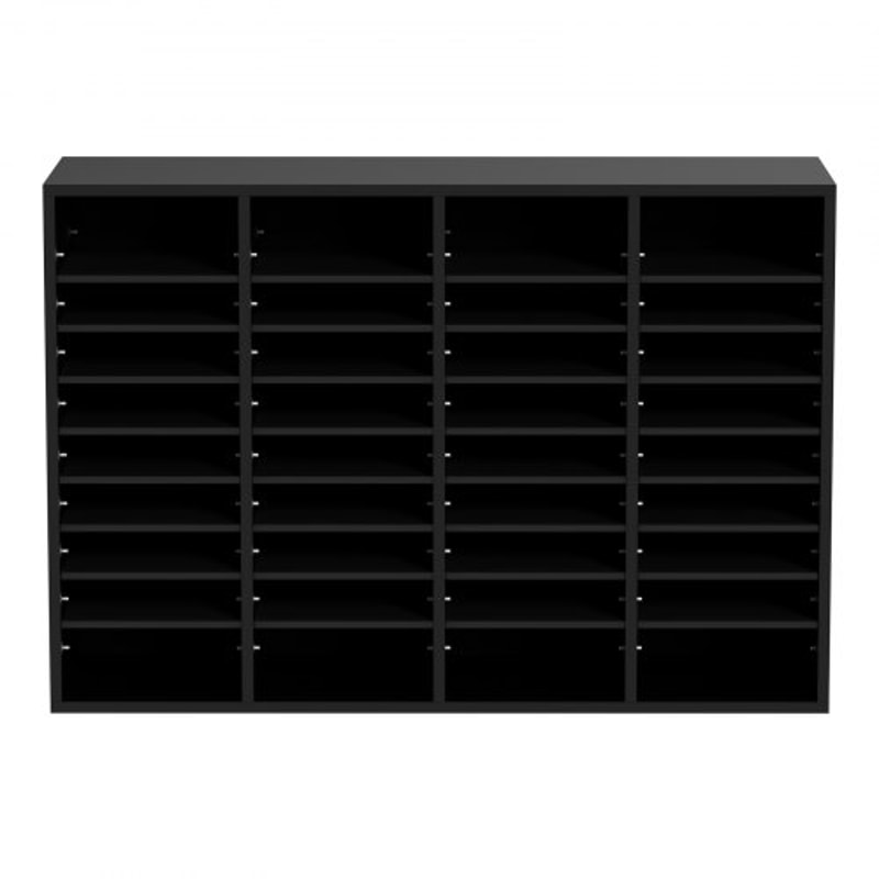 36Compartment Wood Literature Organizer Mail Sorter With Adjustable Shelves For Office And Classro 8