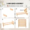 48Bottle Stackable Bamboo Wine Rack Freestanding 6Tier Wine Storage Display Shelf 4