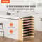 72-Bottle Bamboo Wine Rack Stackable Modular Display Shelf