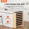 72-Bottle Bamboo Wine Rack Stackable Modular Display Shelf