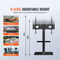 Premium Height Adjustable Floor TV Stand With Swivel Mount For TVs 2