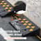 HeavyDuty Rubber Curb Ramp Set 2Pack 15Ton Driveway Wheelchair Threshold Ramp 4