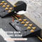 HeavyDuty Rubber Curb Ramp Set 2Pack 15Ton Driveway Wheelchair Threshold Ramp 4