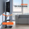 VEVOR Adjustable Swivel TV Floor Stand For 3285 Inch TVs With Tempered Glass Base 3