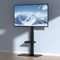 VEVOR Adjustable Swivel TV Floor Stand For 3285 Inch TVs With Tempered Glass Base 6