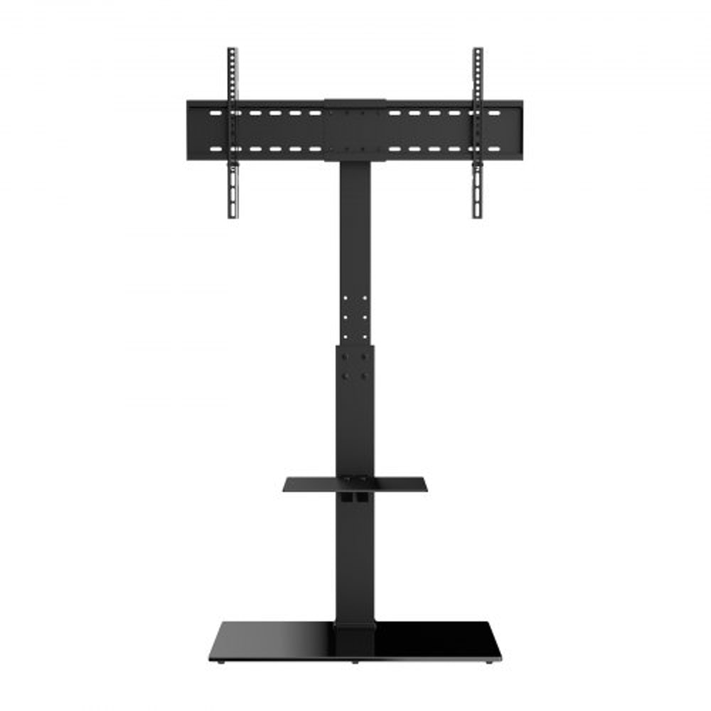 VEVOR Adjustable Swivel TV Floor Stand For 3285 Inch TVs With Tempered Glass Base 8