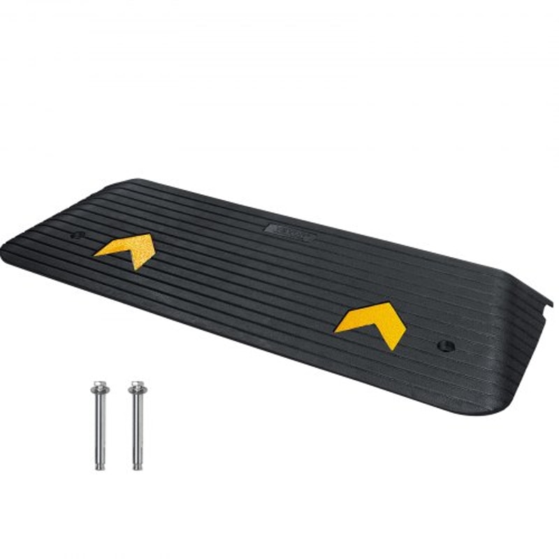 Rise Rubber Threshold Ramp For Wheelchairs Scooters 0