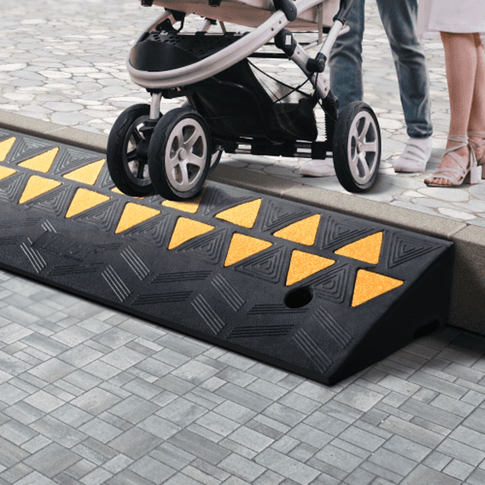 Heavy Duty Rubber Curb Ramp 15T Driveway Wheelchair Accessible Ramp 6