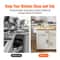 Rolling Kitchen Island Cart With Solid Wood Top Drop Leaf Storage Cabinet Locking Wheels 3